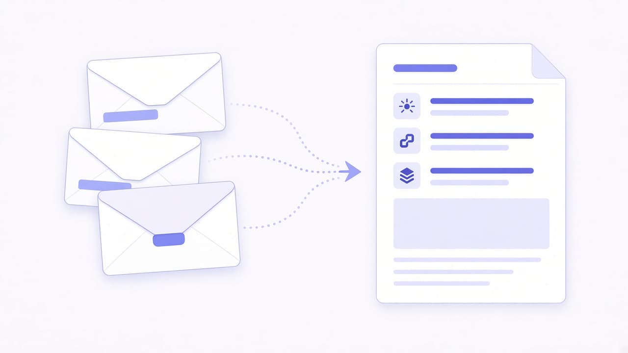Forward newsletters, digest with AI, read one brief
